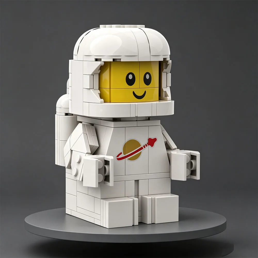 250PCS MOC Giant Baby Building Blocks Space Up-Scaled Baby Bricks Astronaut Model Building Blocks Classic Creative Assembly Toys - view 2