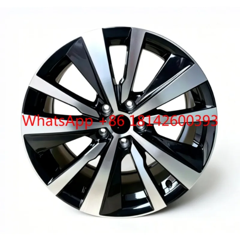 19 Inch Gloss Black Machine Face Cast Alloy Wheels 5x112 PCD ET30 ET40mm 66.1 Center Bore Car Rims