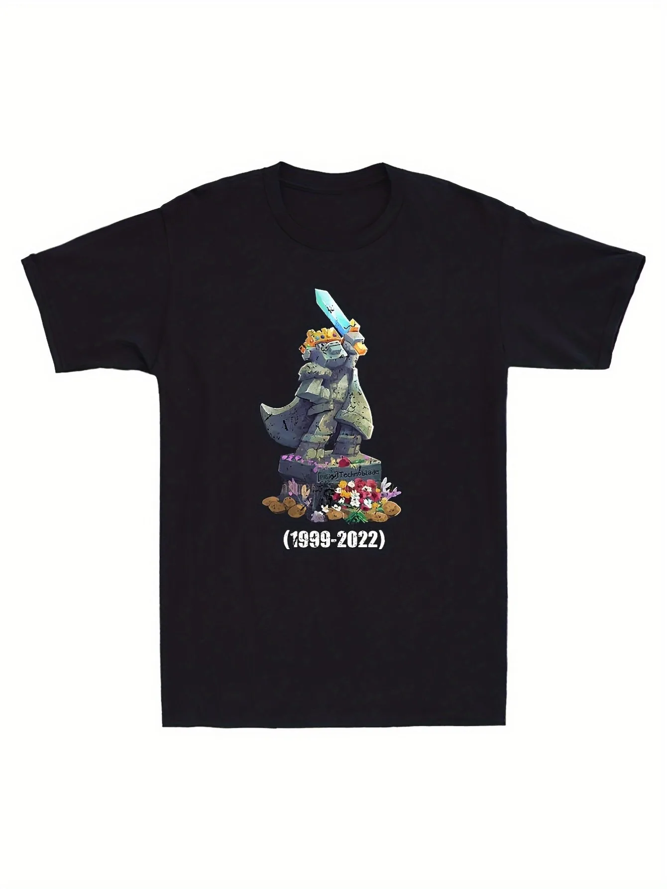 

Мужская футболка Long Neros Alexander Technoblade 1999-2022 с винтажным рисунком — мягкая удобная повседневная футболка с круглым вырезом и цифровым принтом