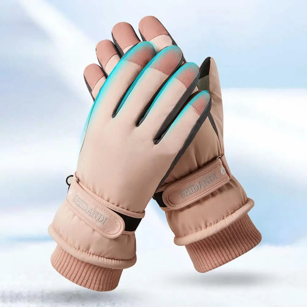 

Plush Lined Gloves for Warmth Touch Screen Gloves for Mobile Phone Winter Outdoor Sports Gloves Touch Screen for Running