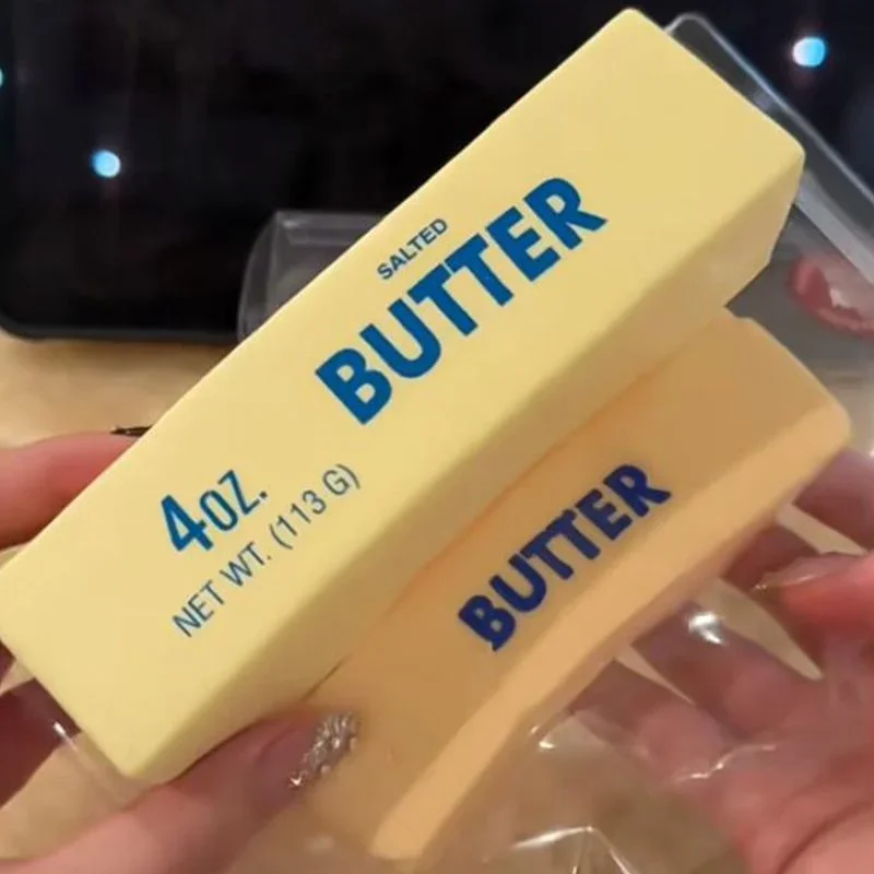 Butter Stick Squeeze Toy Slow Rising Squishy Butter Bar Brick Adults Fidget Toy Anti Stress Reliever Toys