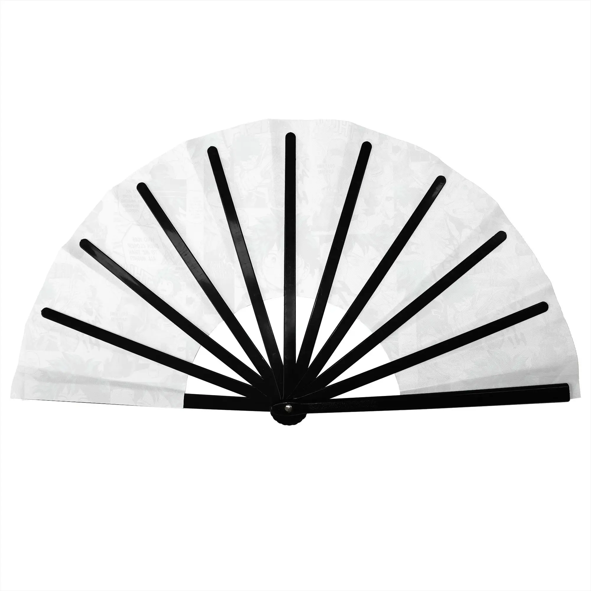 My H-Heros Academias Traditional Folding Fan Chinese Style Fire Fashion Cartton Comic Fans Gift  Exquisite Decorative Hand Fan