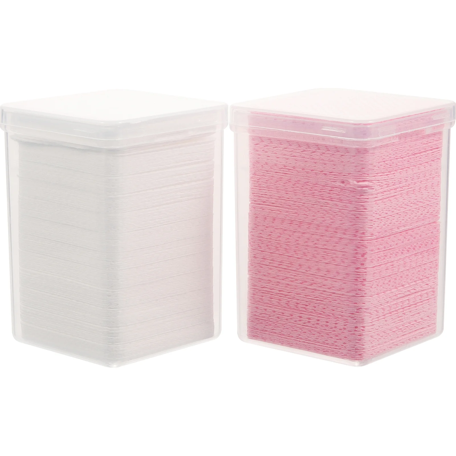 속눈썹 연장용 클리닝 패드, 속눈썹 및 네일 폴리쉬 병용, 부직포 일회용 보풀 없는 리무버 패드, 메이크업 아트용