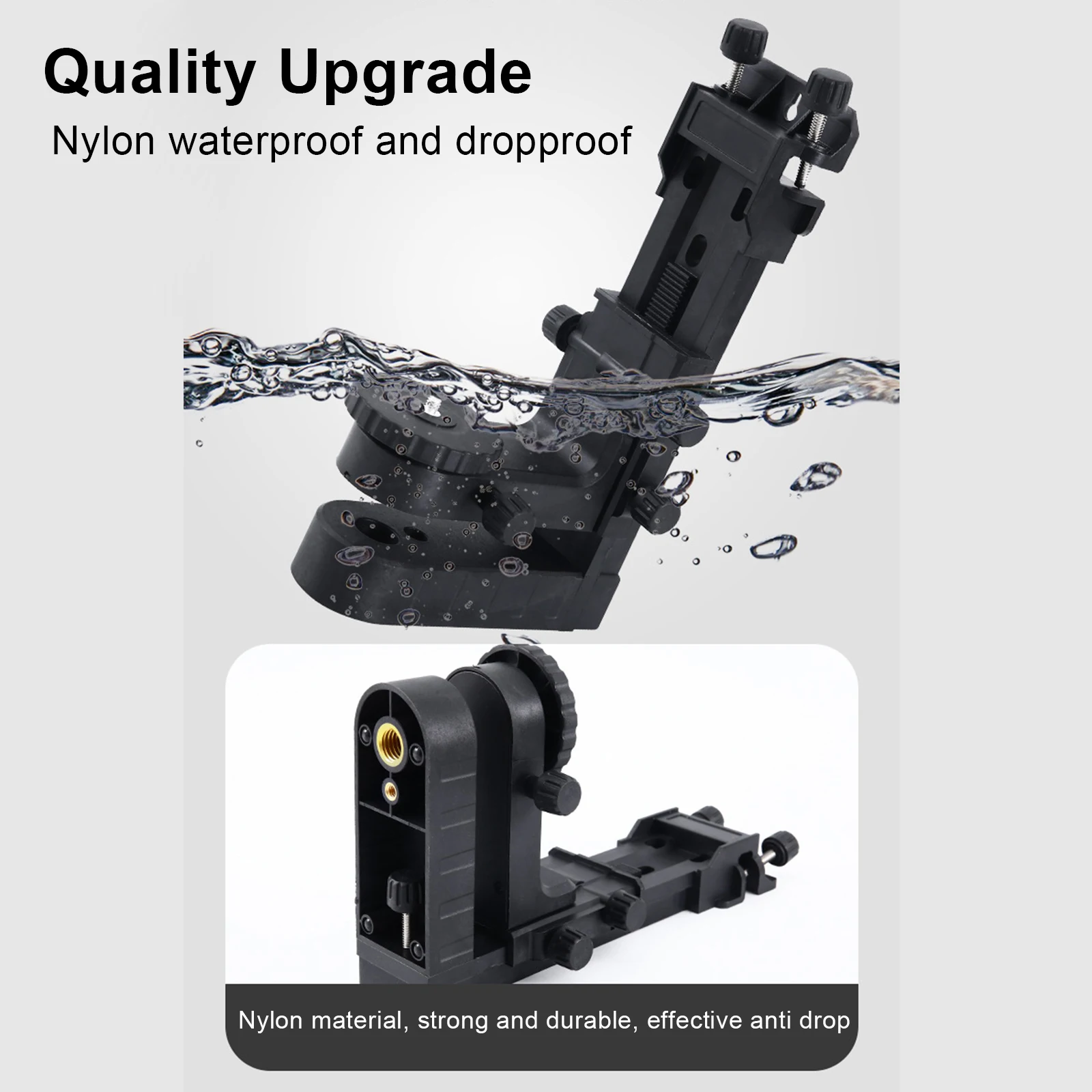 360 Fine Adjustment Magnetic Bracket Laser Level Adapter Multi-functional Fine Adjustment Bracket Adjustable Tool Leveling devic