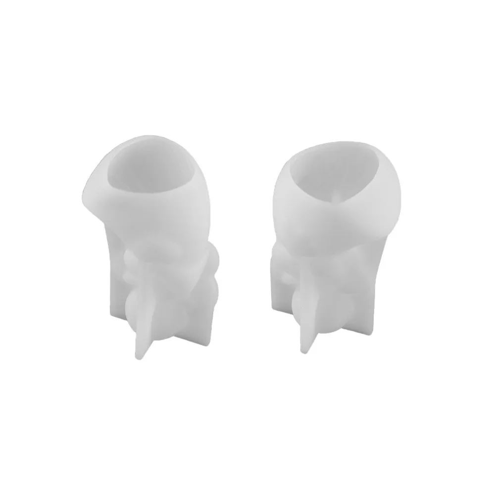 2pcs NEW Silicone Angel Sculptures Mold Reusable Candle Making DIY Moulds Flexible Resin Moulds Party Decor