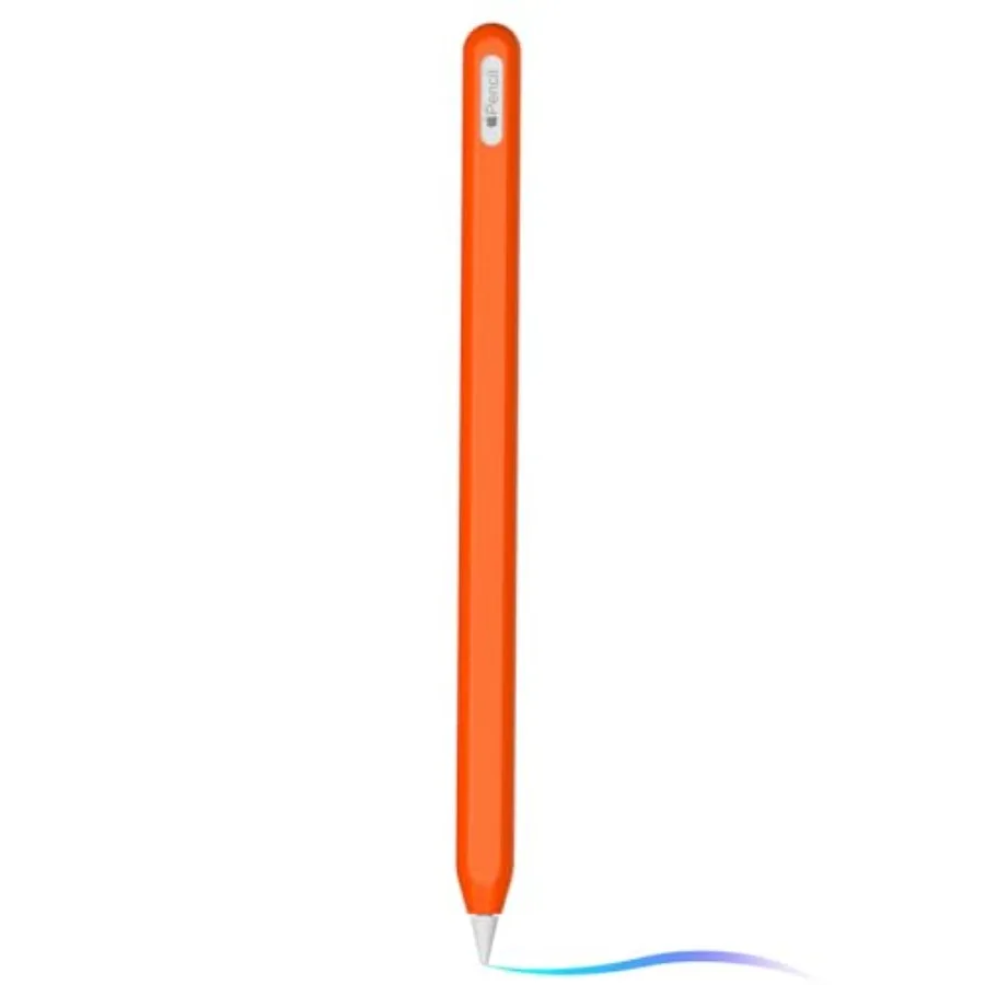 

Ultra Thin Silicone Skin Cover Compatible with Apple Pencil 2nd Gen, Protective Silicone Case for iPad Pro 11 12.9 inch 2018 Pe