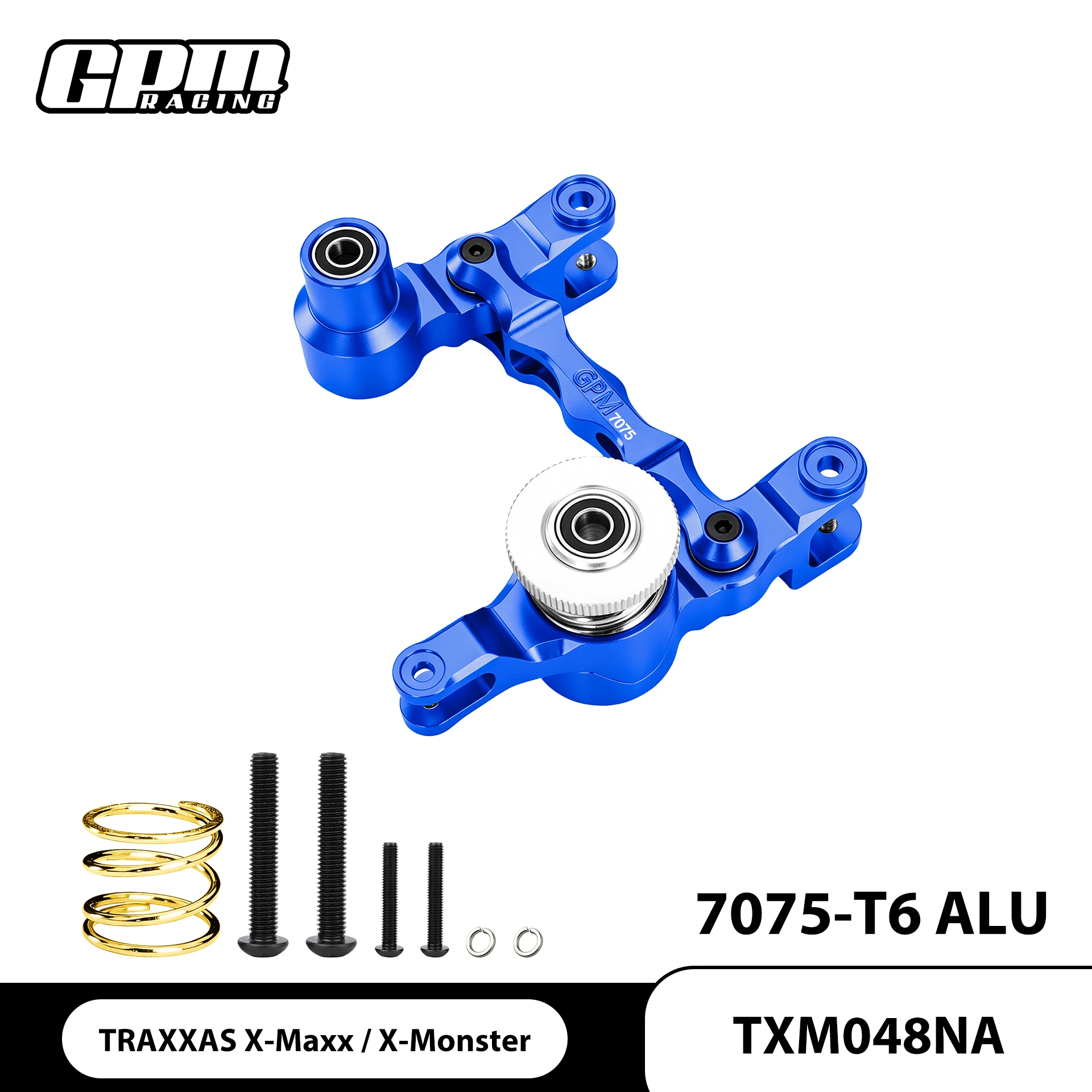 7075 Alloy Steering Assembly For 7746 TRAXXAS 1/5 X-Maxx 6S 8S / X-Monster -77086-4