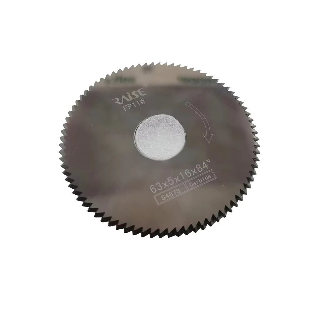 Dense Tooth Type All Tungsten Steel Angle Open Tooth Milling Cutter FP11W Key Machine Special Tool