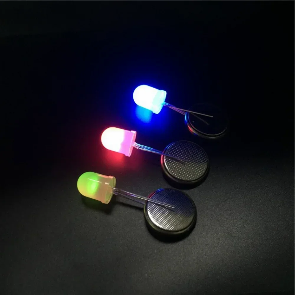 50Pcs 10mm RGB LED Diode Lights Diffused Common Anode 4pin Bright Emitting Lamps Electronics Components