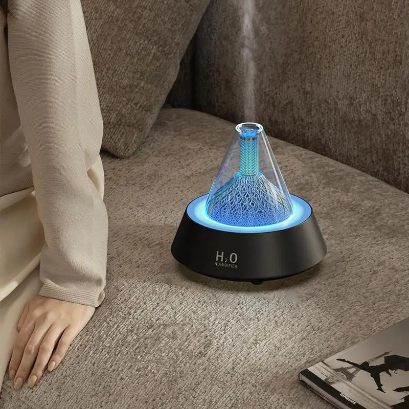 Aromatherapy Diffuser Humidifier Desktop Portable Mist Humidifier Adjustable Aromatherapy Humidifier With Changing Colors LED