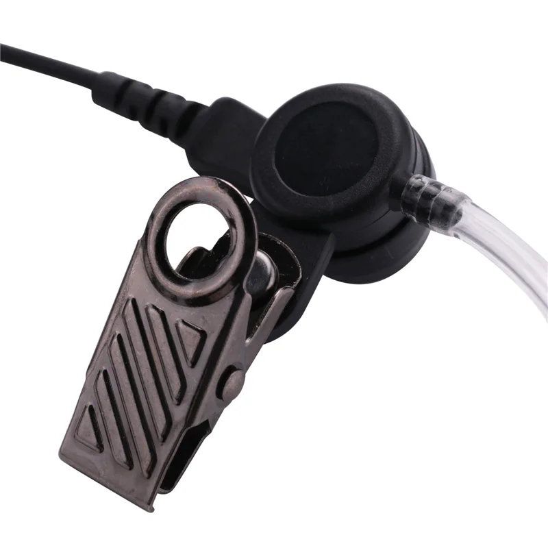 20X Straight Listen Only Transparent Flexible Acoustic Tube Earpiece 3.5Mm Earphone Headset Mono Jack For Walkie-Talkie-A74Z - view 3