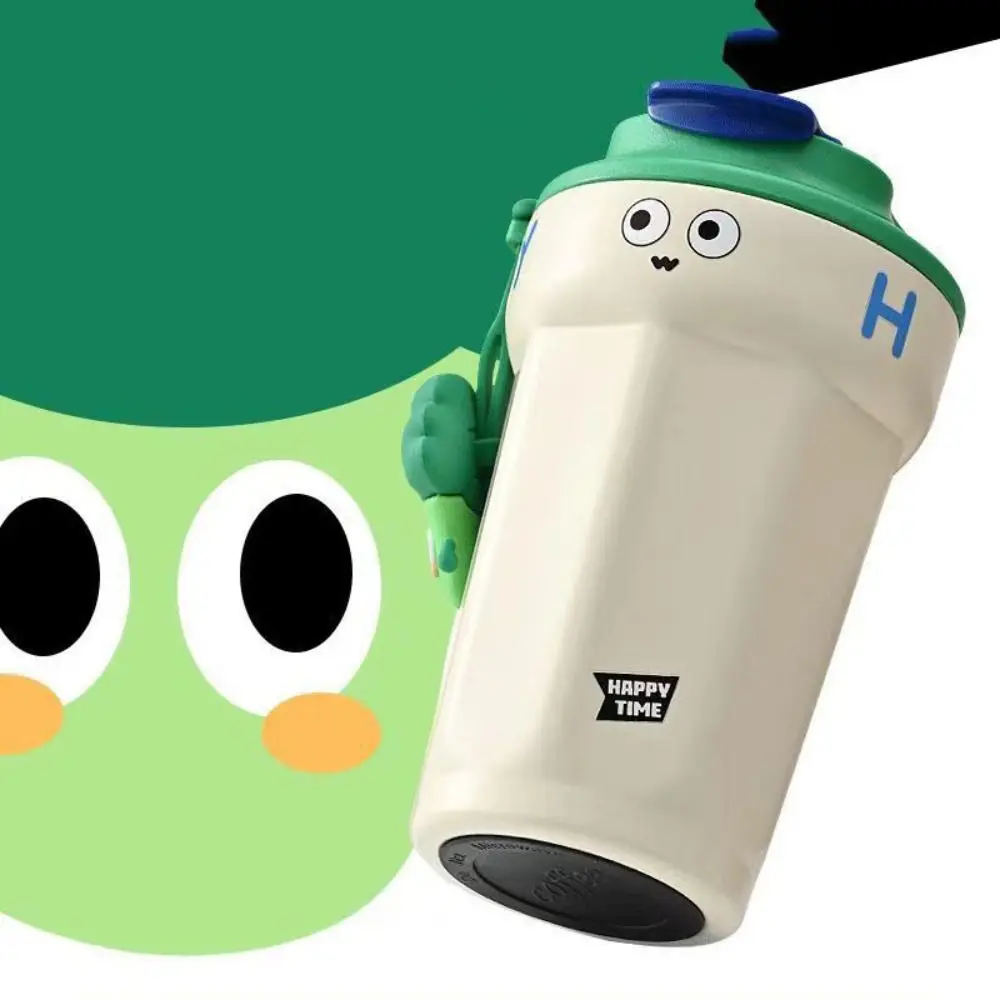 

Drinkware 450ml Insulation Cup Stainless Steel Cute Thermal Flask Cartoon Coffee Mug Travel