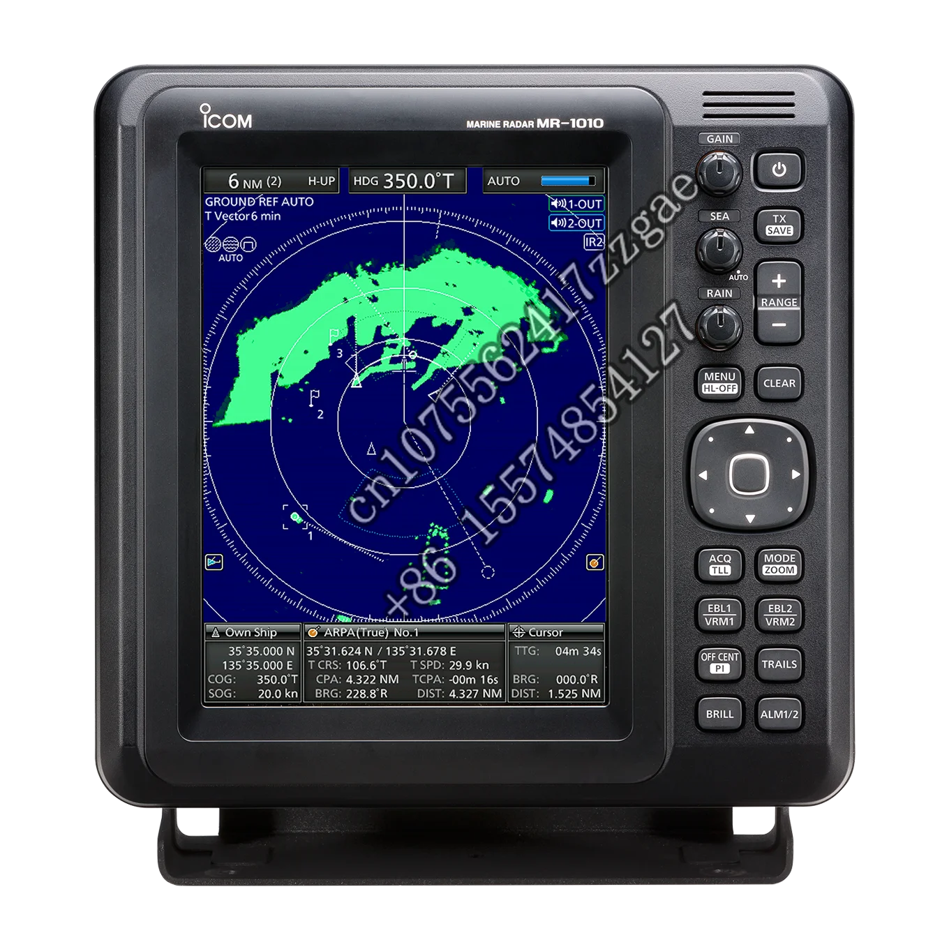 MR-1010RII MARINE RADAR WITH LCD