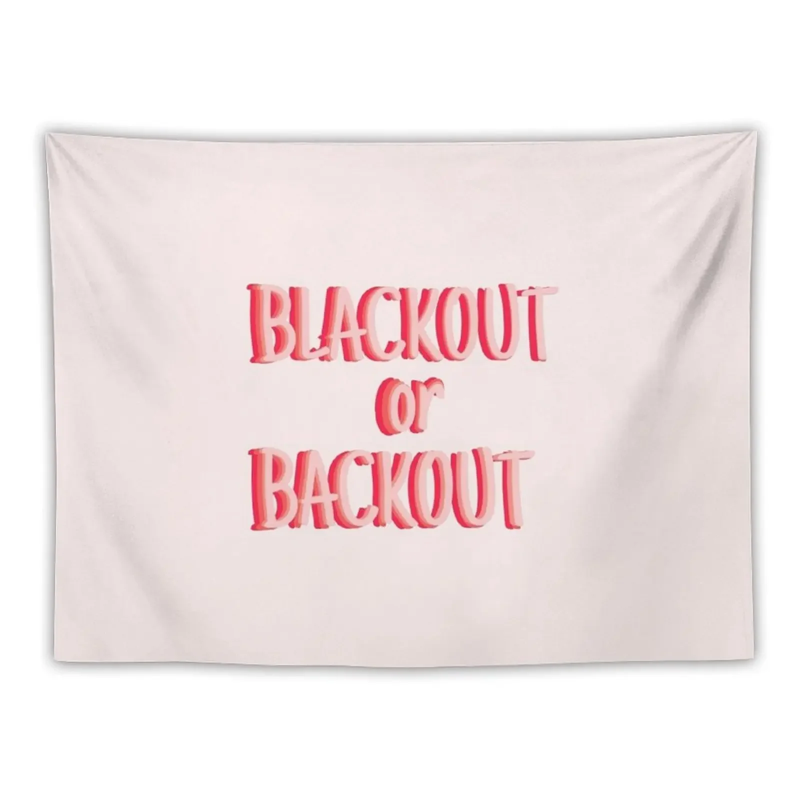 

Blackout or Backout Tapestry Aesthetic Room Decorations House Decoration Tapestry