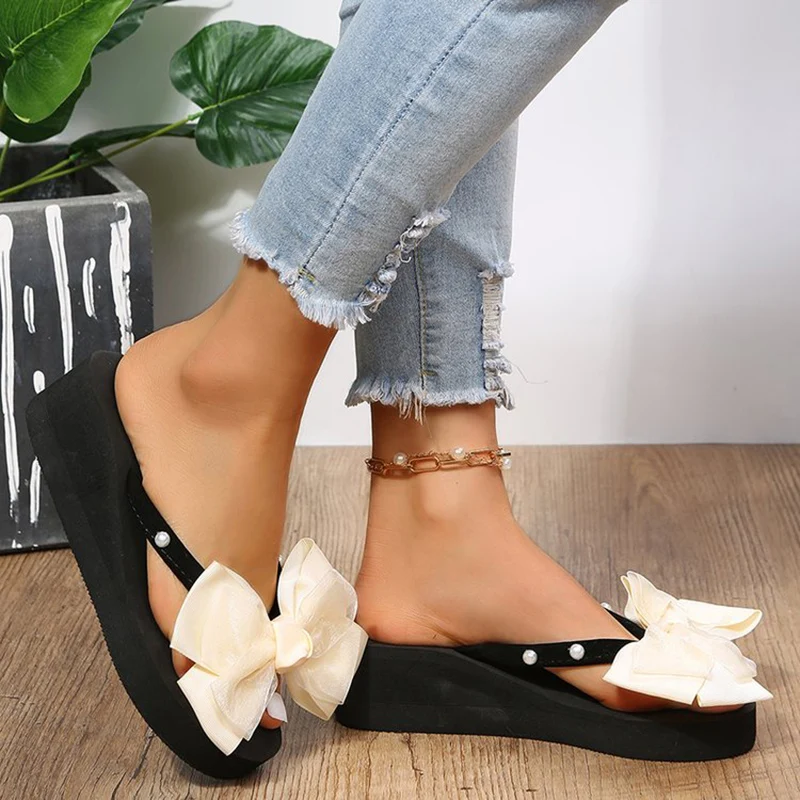 Flip Flop Women Platform Flip Flop 2024 Summer Bathroom Slippers Outdoor Beach Shoes Light Sandals Slides Women Shoes for Women