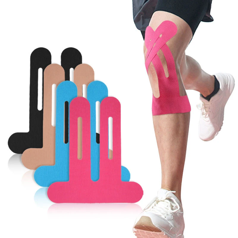 10PCS Kinesiology Tape for Knees,Waterproof & Elastic,Breathable Knee Tape,Athletic Tape Provide Support & Stability for Running
