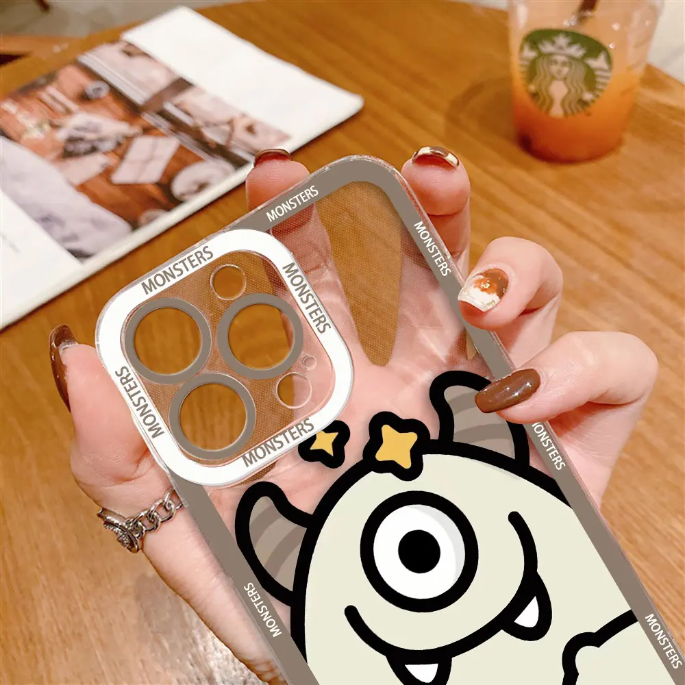 Cute Little Monster Clear Phone Case For Infinix HOT ZERO 60 50 40I 40 30 30I 20I 20S 12 11S TECNO SPARK 10 20 Case Cover Shell