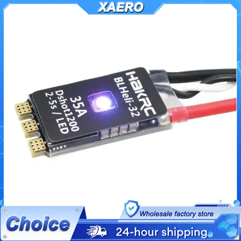 HAKRC 32bit 35A Brushless ESC - Specifically for RC Crawler Cars, Smooth Low Speed Control & High Torque