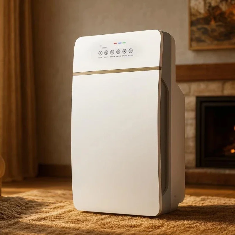 Heavy-duty air purifier-dehumidifier combination for large basement demoulding with high-efficiency air filtration, industrial