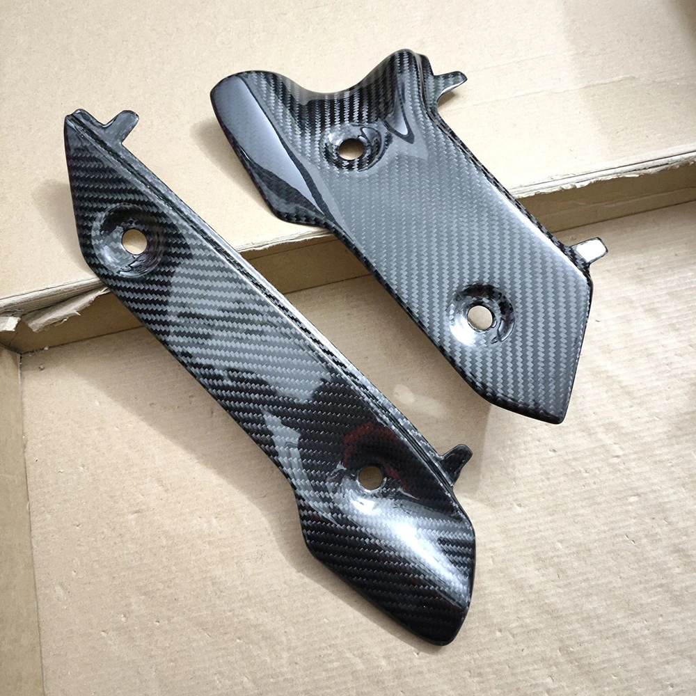 R1 Exhaust Cover Guard Fairing Lower Belly Pan Side Panels For Yamaha YZF-R1 YZF R1M R1S 2015 2016 2017 2018 2019 Carbon Fiber