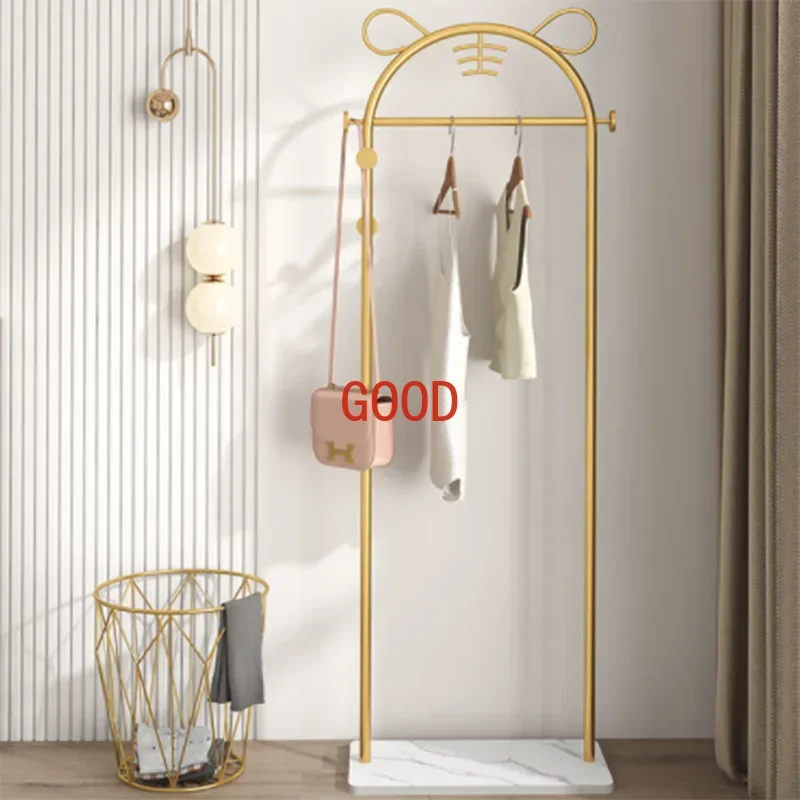 Nordic Hanger Bedroom Floor Household Hanger Light Luxury Net Celebrity Hanging Bag Rack Dirty Clothes Storage Rack Standing