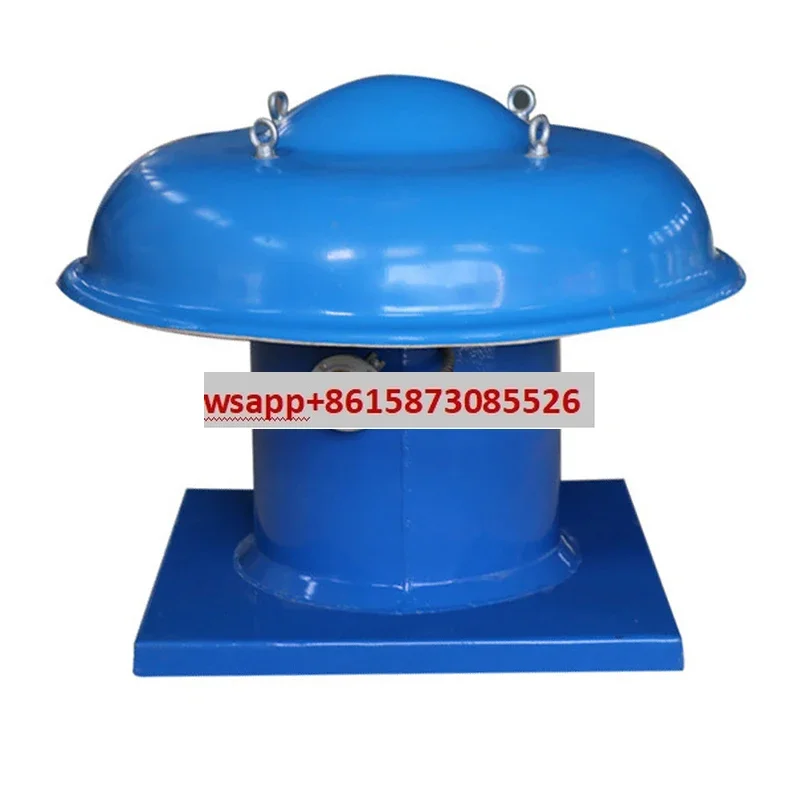 Roof fan FRP centrifugal axial flow fan custom low noise fire smoke exhaust DWT roof ventilator