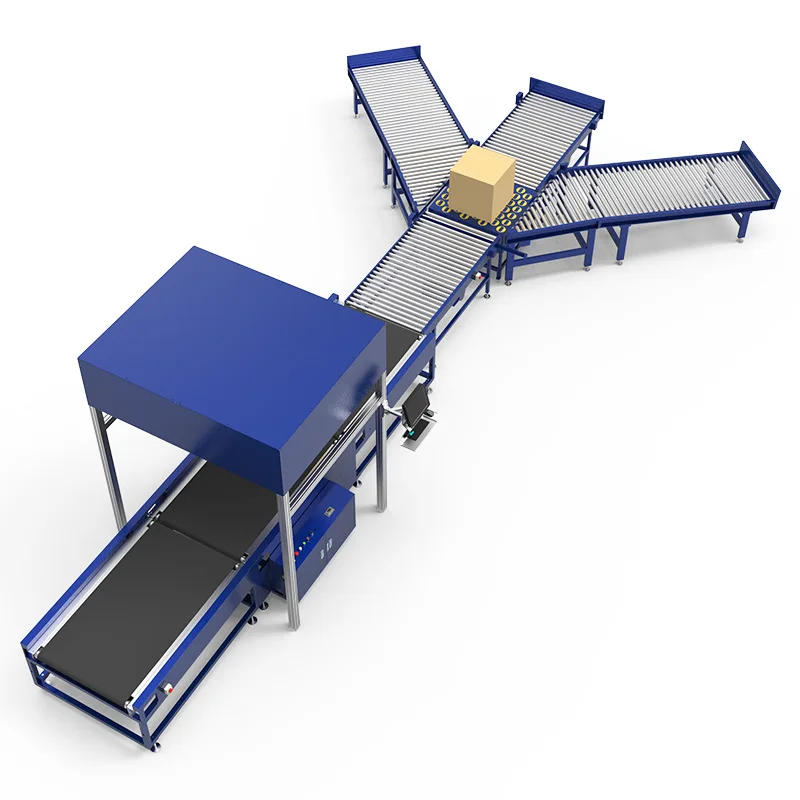 

Postal e-commerce express automatic packaging machine logistics carton conveying weighing and measuring machine