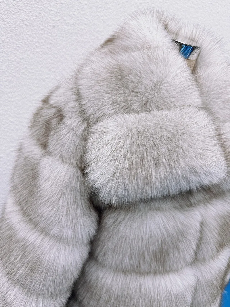 Mulheres casacos de pele do falso sólido listrado jaqueta turn down collar manga longa botão coberto em linha reta elegante casual 2025 outono inverno