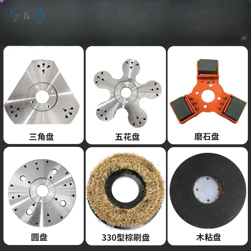 4Pcs Diamond Floor Grinder Tool Set Epoxy Grinding Discs Concrete Polishing Pads Abrasive Tools for Floor Renovation