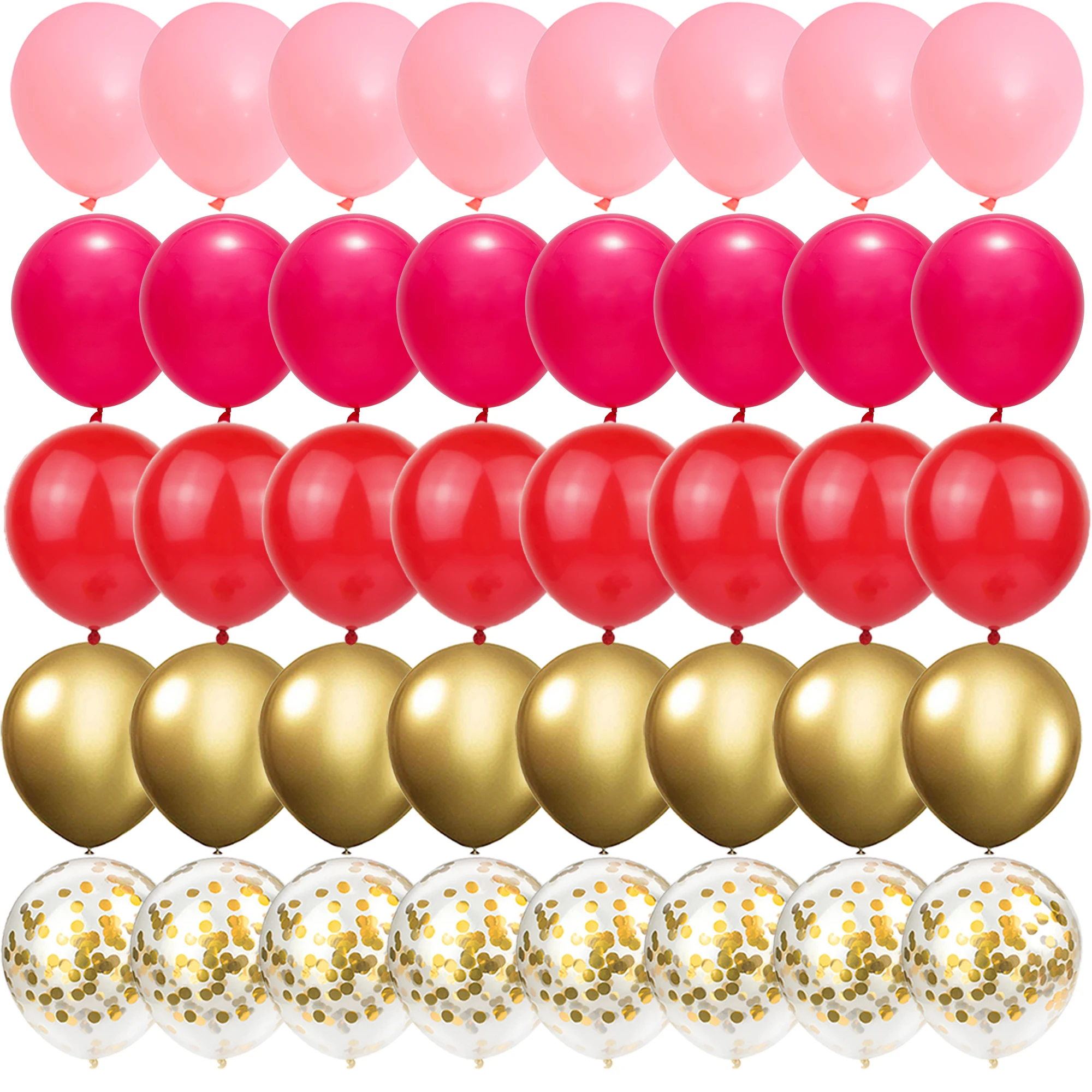 40 Stück Metall lila lila rosa Luftballons Geschlecht offenbaren Hochzeit Valentinstag Baby party Geburtstag Globos Party Dekorationen