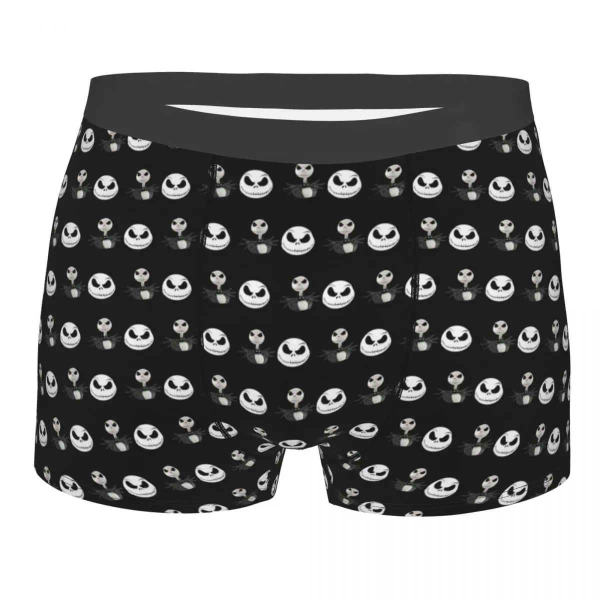 Custom The Nightmare Before Christmas Underwear Men Halloween Skull Skellington Boxer Briefs Shorts Panties Underpants For Male