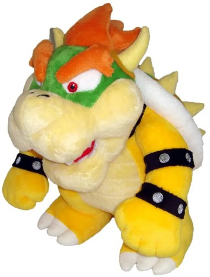 [ Funny] Catoon Film anime 10" 26cm Bowser dragon Soft Stuffed Plush Toy doll model baby kids best gift - Image 2