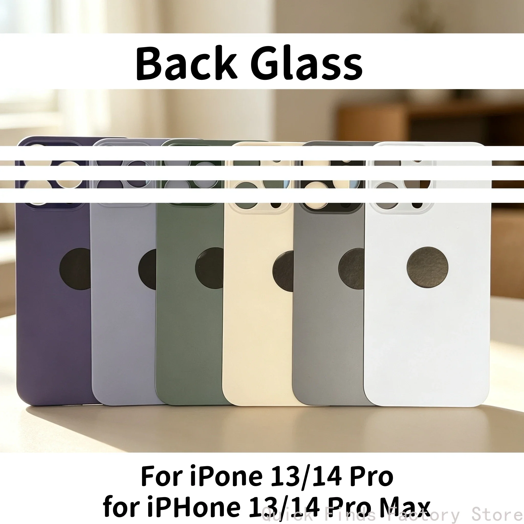 1PCS Replacement Back Glass For iPone 13/14 Pro for iPHone 13/14 Pro Max