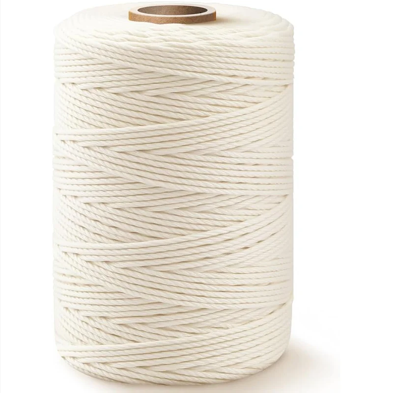 Carne de cocina, pavo, salchicha, asado, envoltura de regalo, jardinería, ganchillo, tejido, cuerda de carnicero de algodón