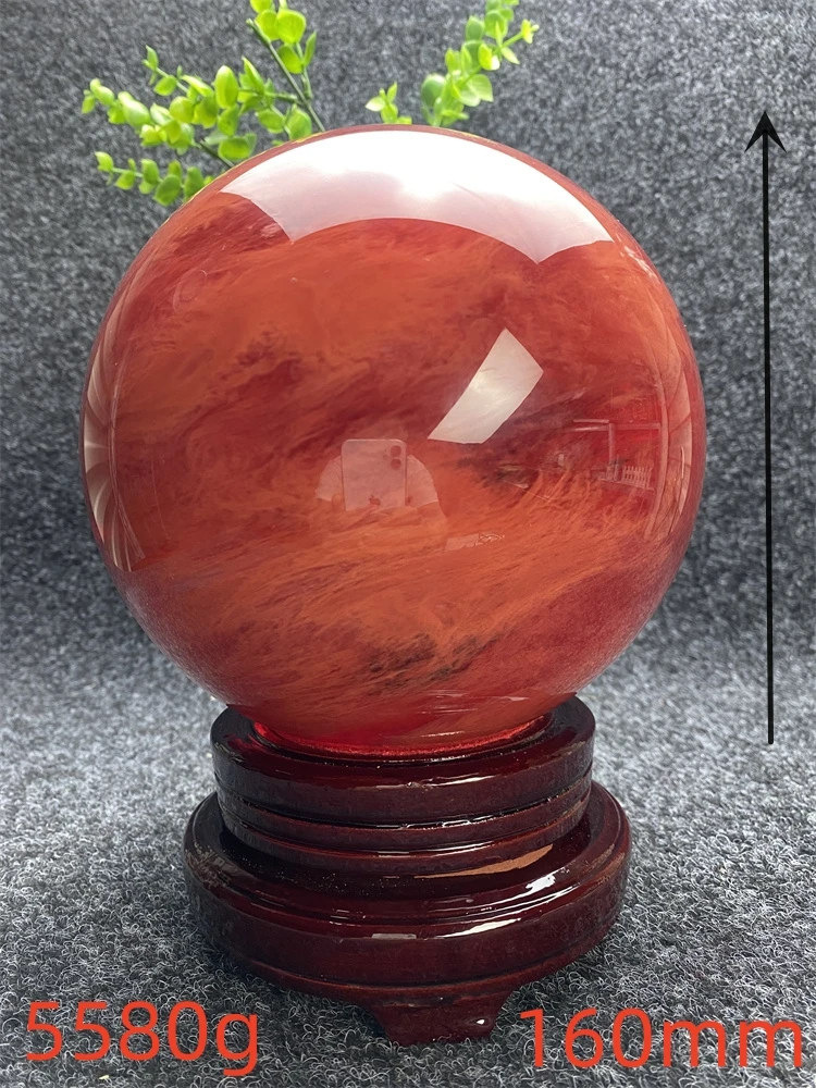 Top Natural Quartz Ball Smelting Stone Ball Hand-Polished Healing Crystal  Aura Meditation Divination Home Decoration Festiv