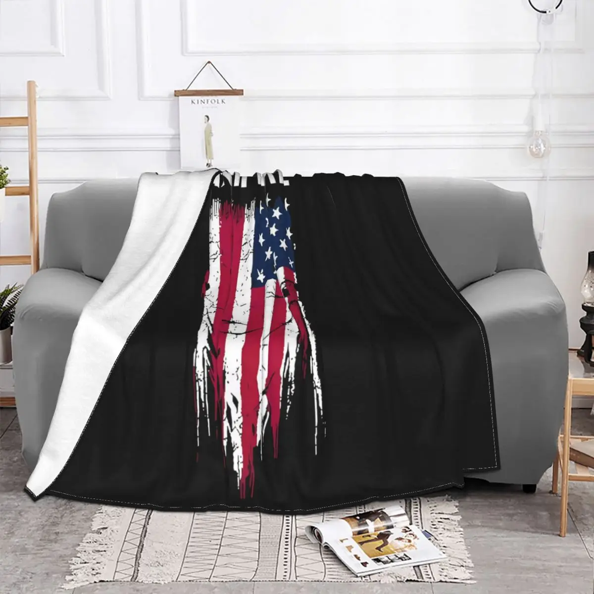 Anti Woke Patriotic Cancel Cancel Culture Anime Knee Blanket Blankets & Throws Home And Decoration Throw Blanket