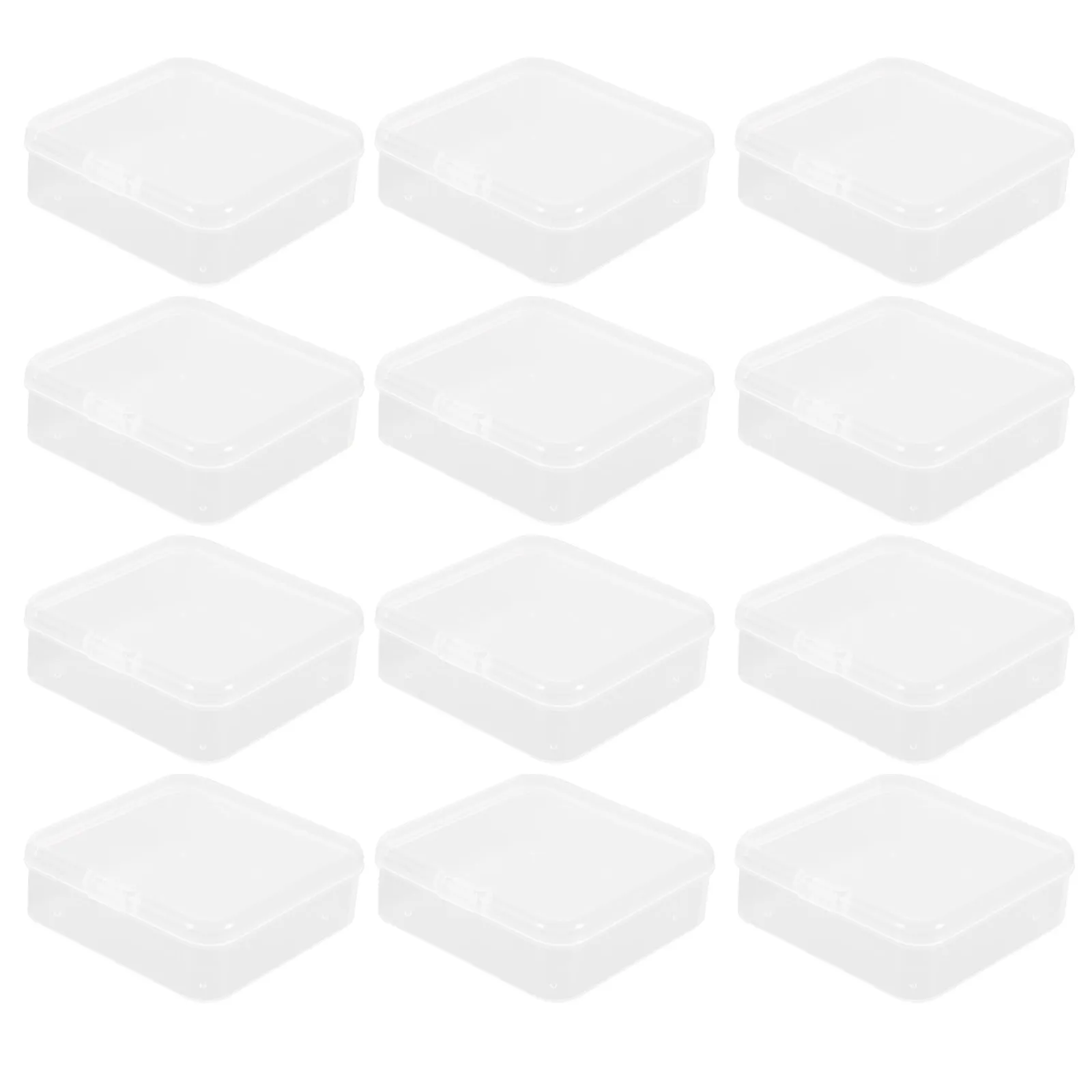 

32Pcs Lipstick Storage Box Transparent Nail Tips Organizer Large Capacity Nail Pieces Holder Display Case for Salon