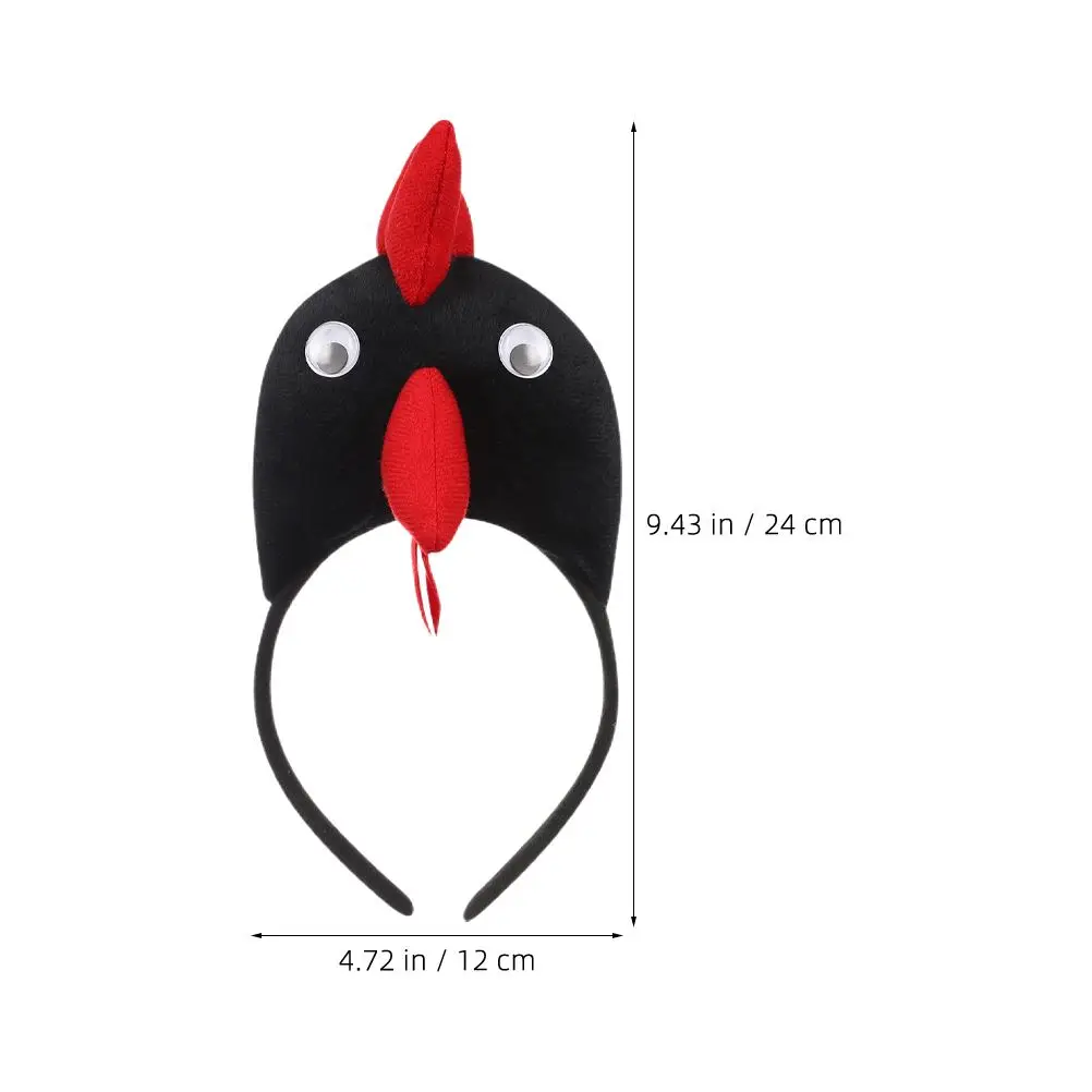 3 stks Pasen Haan Hoofdband PP Katoen Haan Haar Hoepels Dieren Kostuum Kids Cartoon Haarbanden Voor Pasen Party Cosplay Props