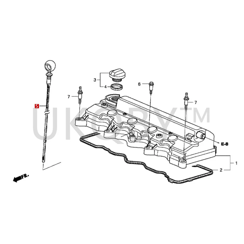 15650-RZP-000 Suitable for Ho nd a Ac co rd CR V Sp ir o Ru i Engine oil dipstick, oil dipstick, oil dipstick