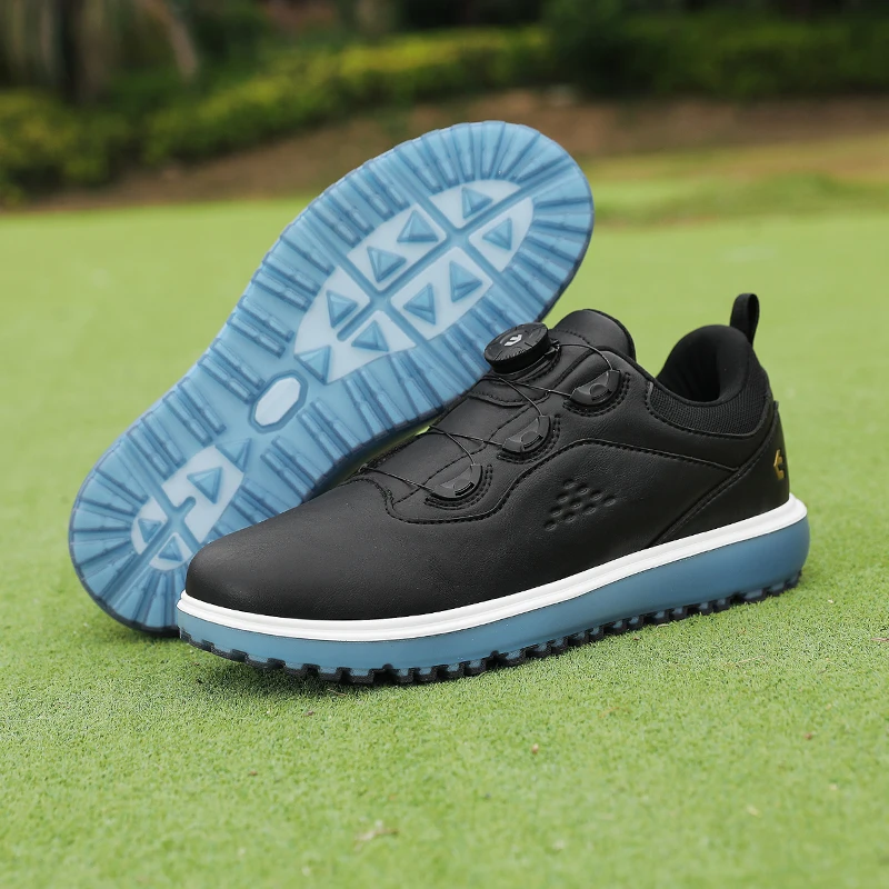 Classic Men's Golf Shoes Professional Trainers For Walking_voghion.com