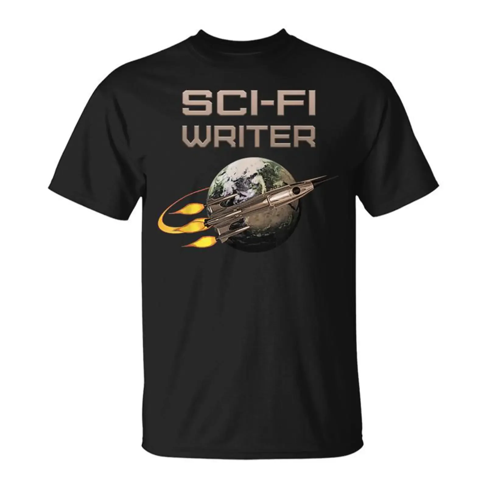 Letters Fiction Novelist Author T Shirt syz vintage Washed Stretched graphic Versatile Soft Slightly fashion homme