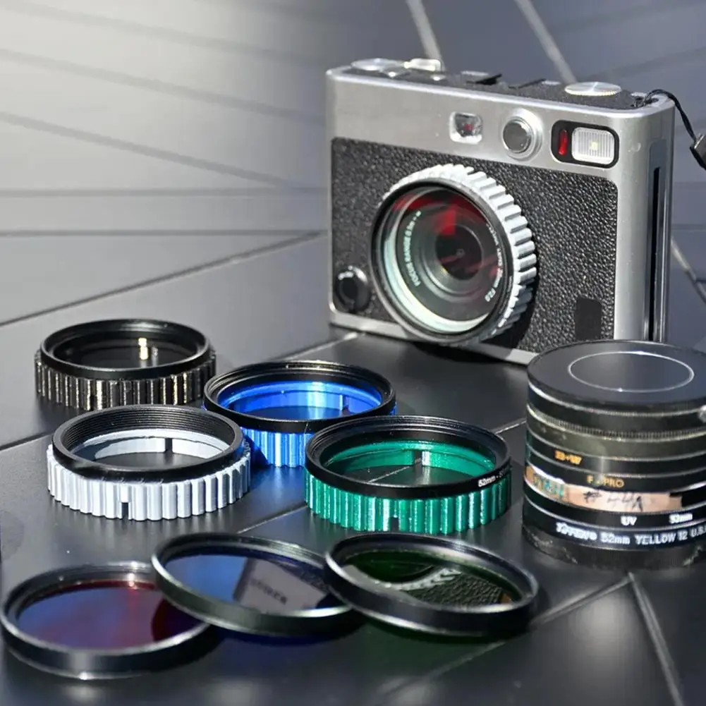 For Instax Mini Evo Camera Lens Filter Adapter 49mm Adapter Mount 3D Printed Accessories