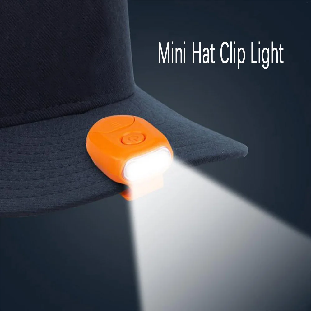 Lampe de sauna portable à 3LED E3 pour l'extérieur, éclairage de tête de chapeau de sport, lampe de casquette de baseball, lumière à clip pour le camping, la pêche, la randonnée, la torche