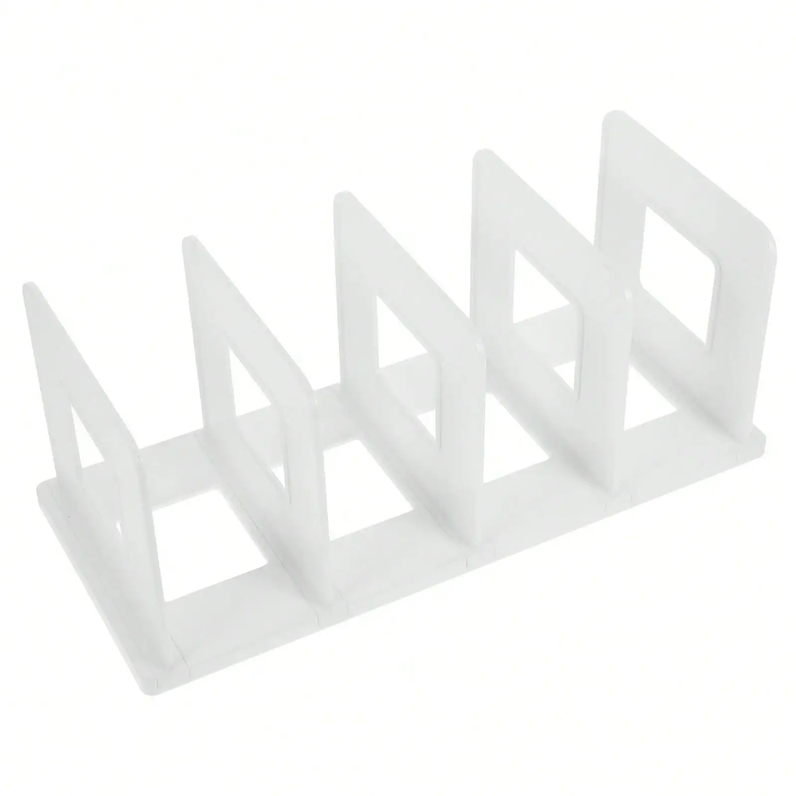 

Plastic Book Holder Desktop Book Stand File Book End Decorative Book Organizer Crafted Book Holder