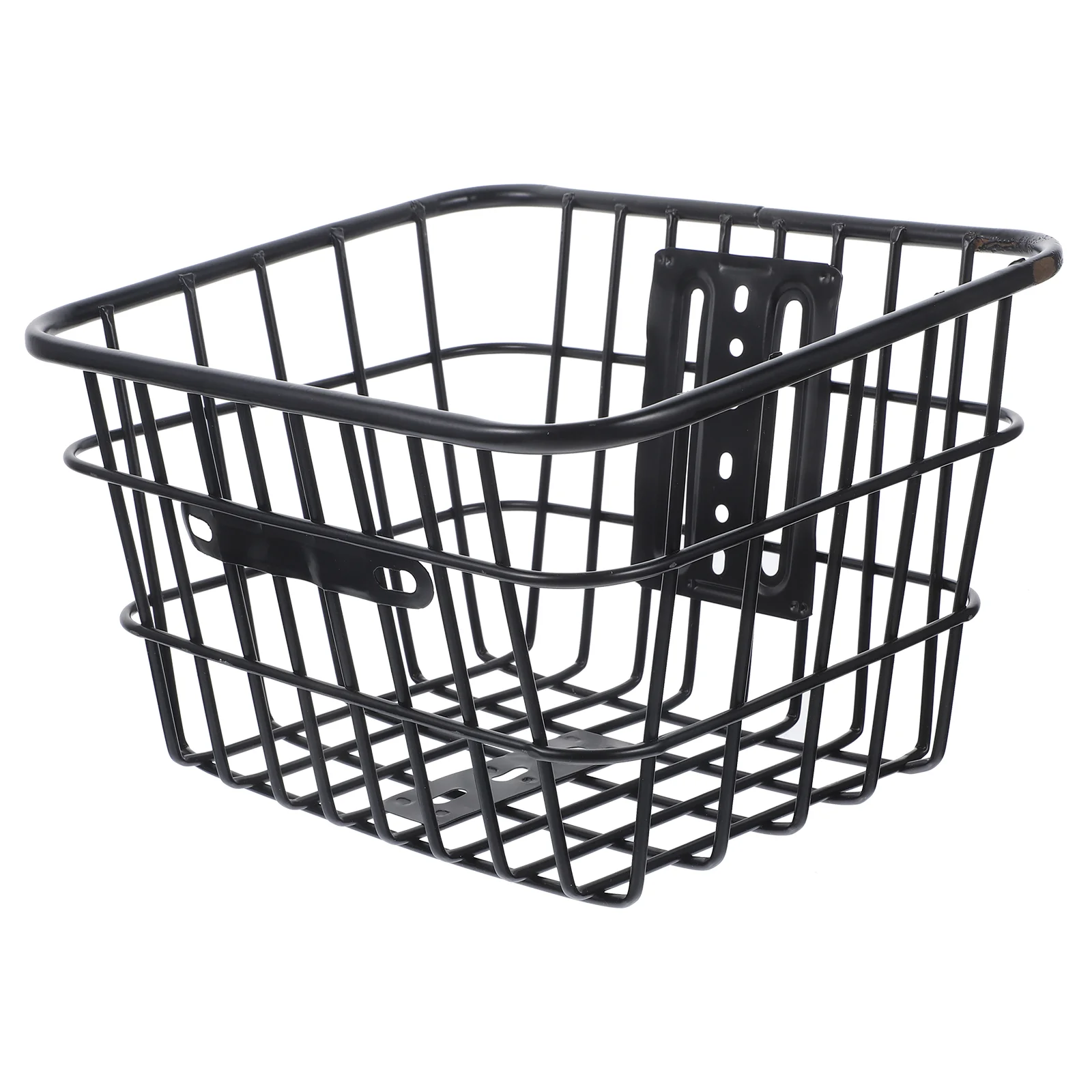 

Iron Storage Basket Folding Basket Durable Hanging Basket Front Handlebar Basket for Bike Riding Cycling