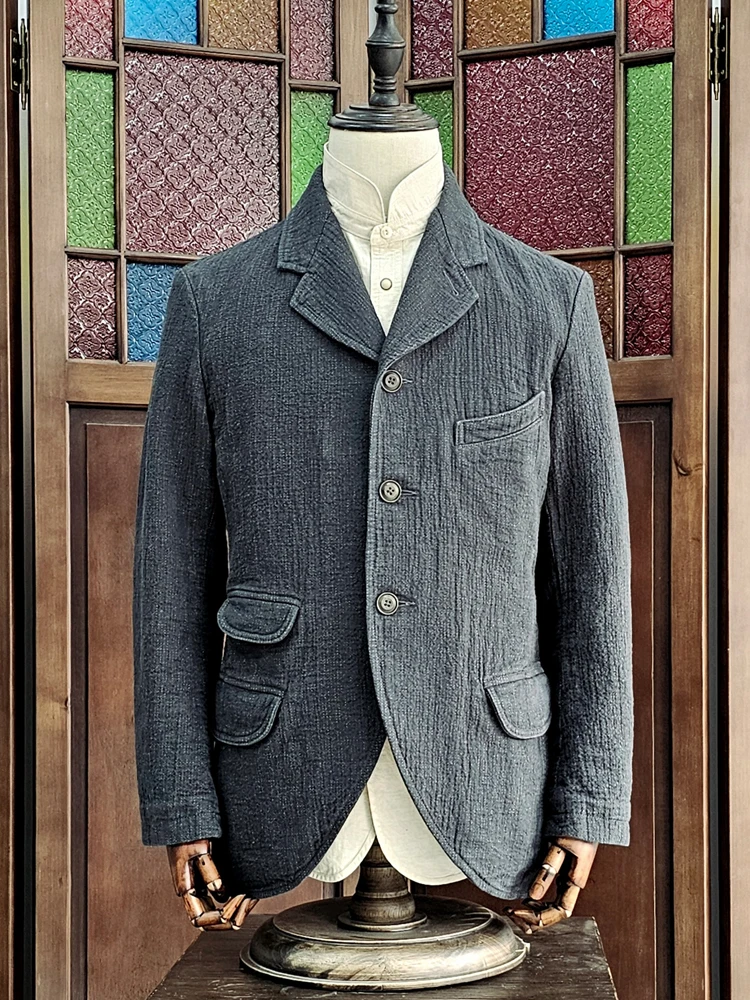 Men\'s Suit Jacket Single Breasted Vintage Blazer