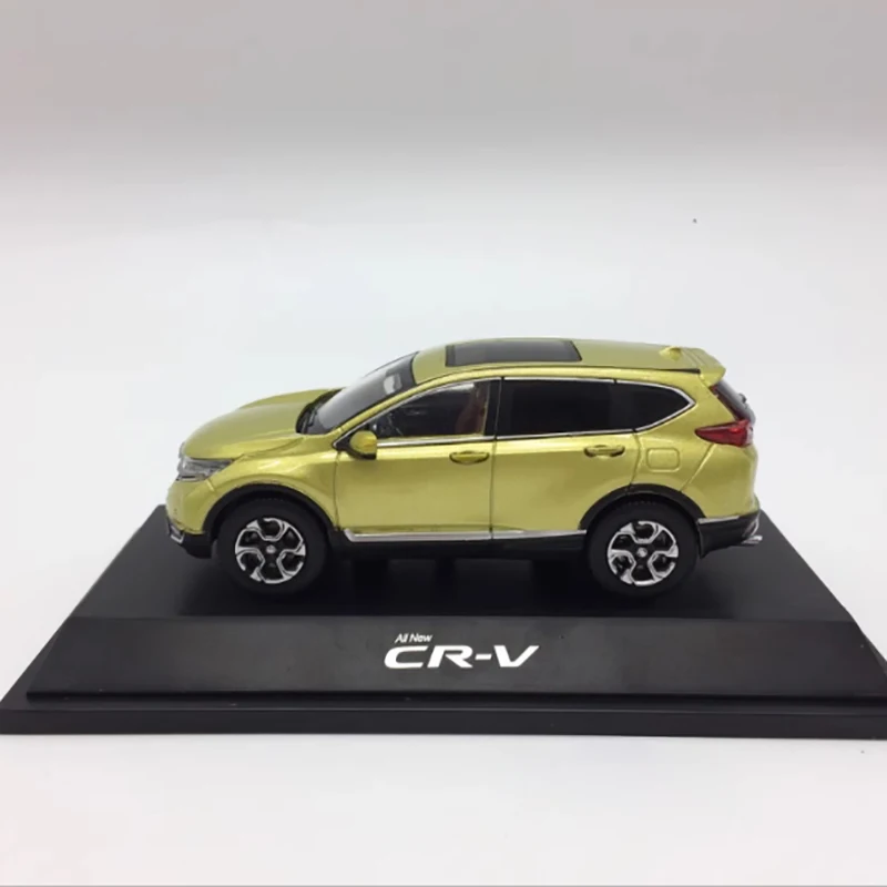 Diecast 1:43 Scale CRV SUV 2017 Alloy Plastic Car Model Finished Product Simulation Toy Collection Gift Static Model Display