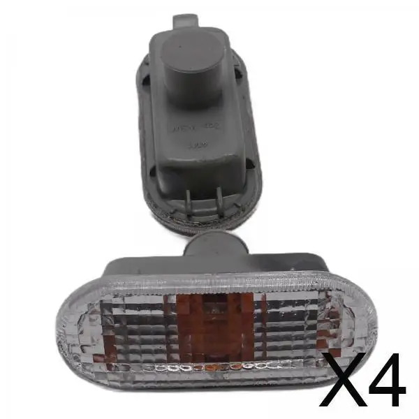 

Automotive Side Indicators Light Halogen Side Marker Lamp Set Durable Plastic Turn Signal Light for Vehicle Fender Replacement