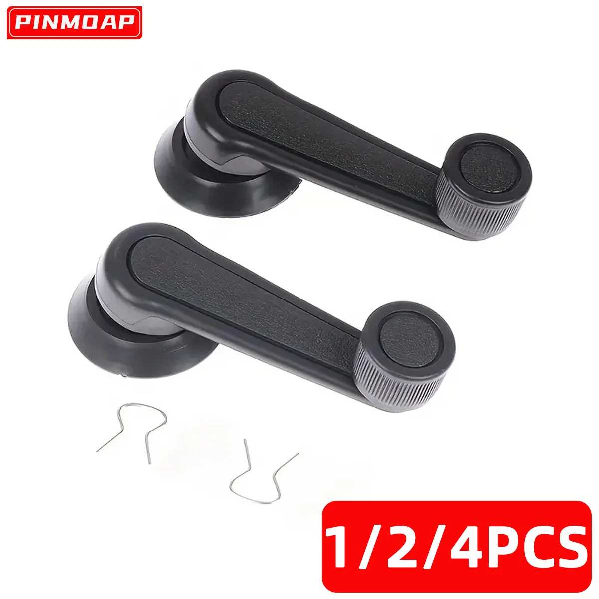 PINMOAP ABS Material Rocking Handle Door Inner Handle Glass Lifting Handle Car Window Glass Lifting Crank Car Accessories