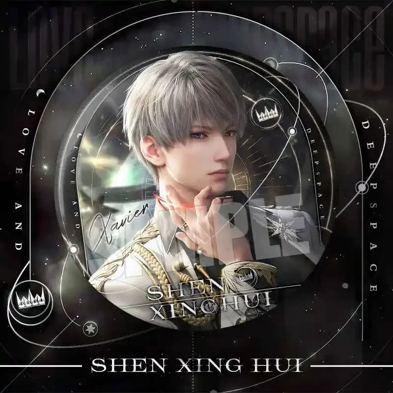 アニメ愛とディープスペースゼイン・ラファエル・シラス・ザビエルコスプレバッジブローチピンベッド漫画ペンダントコレクション